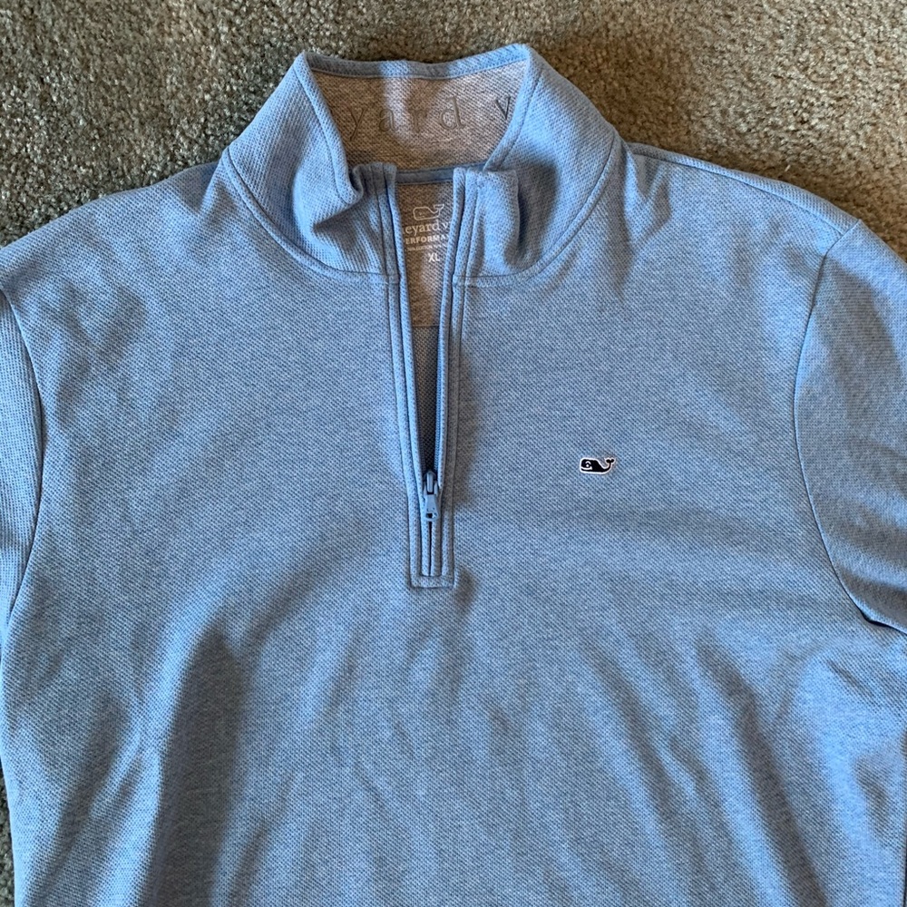 Vineyard Vines Men’s Performance 1/4 Zip in Blue
